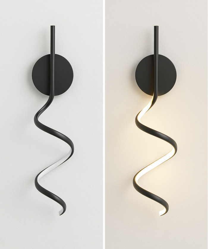 Настенный светильник Twinе Twist (Black)
