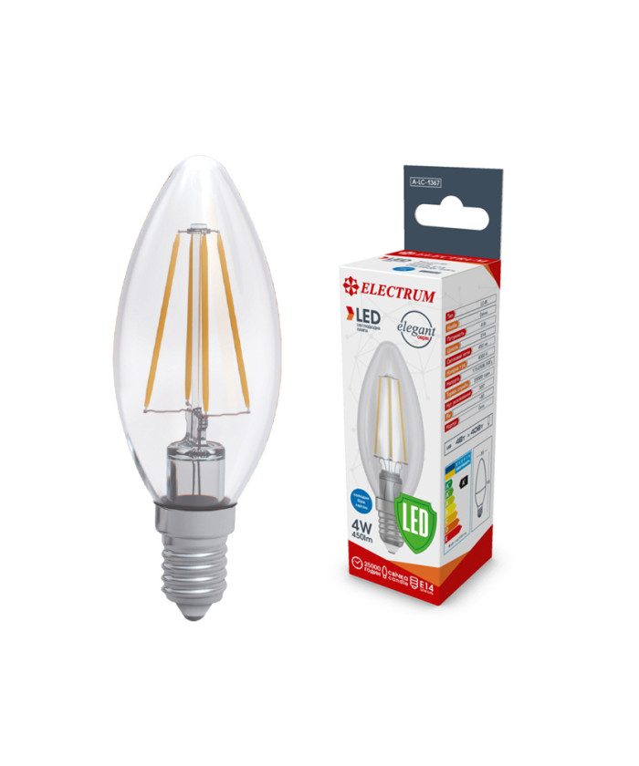 Лампа LED ELECTRUM E14 4W (A-LC-1367)