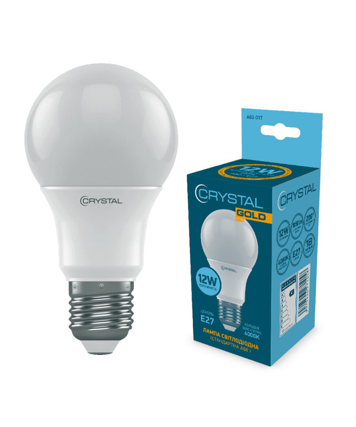 Лампа LED Crystal Gold E27 12W (A60-017)