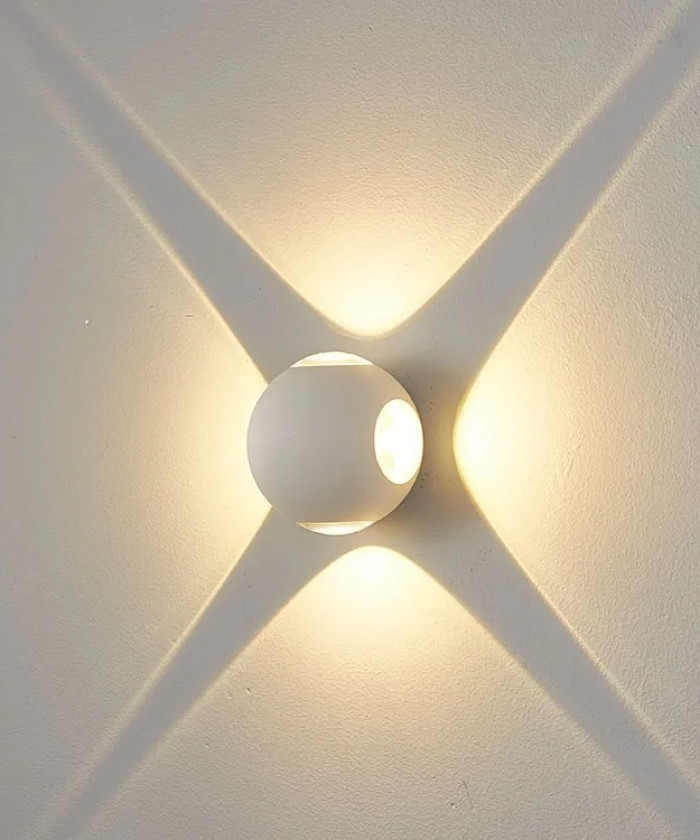 Round white