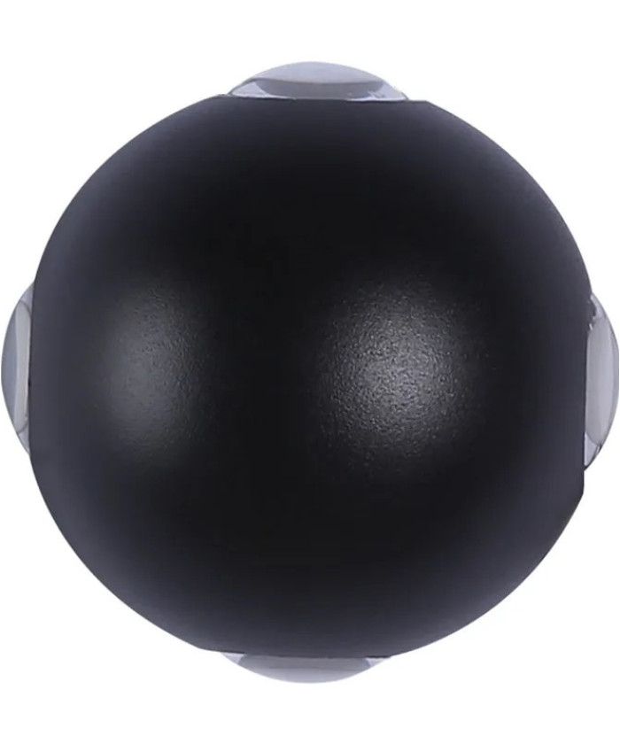 Round black