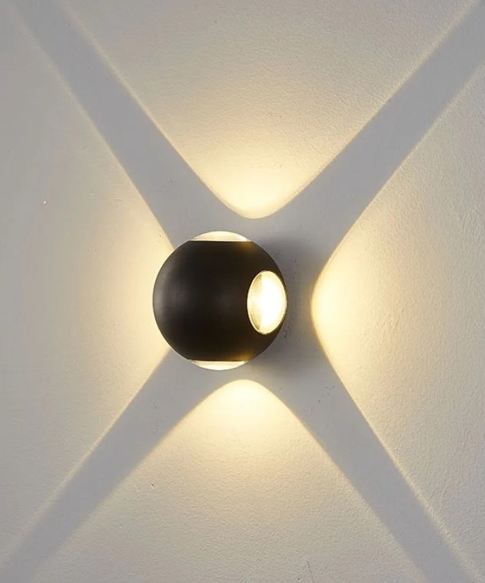 Round black