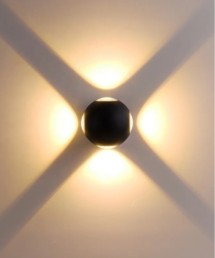 Round black