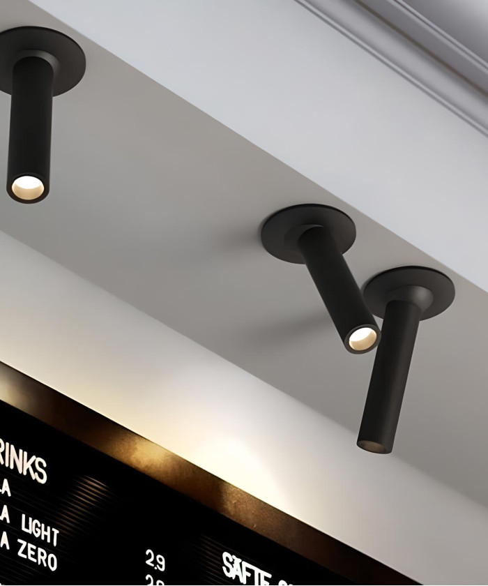 Точечный светильник Stick black S