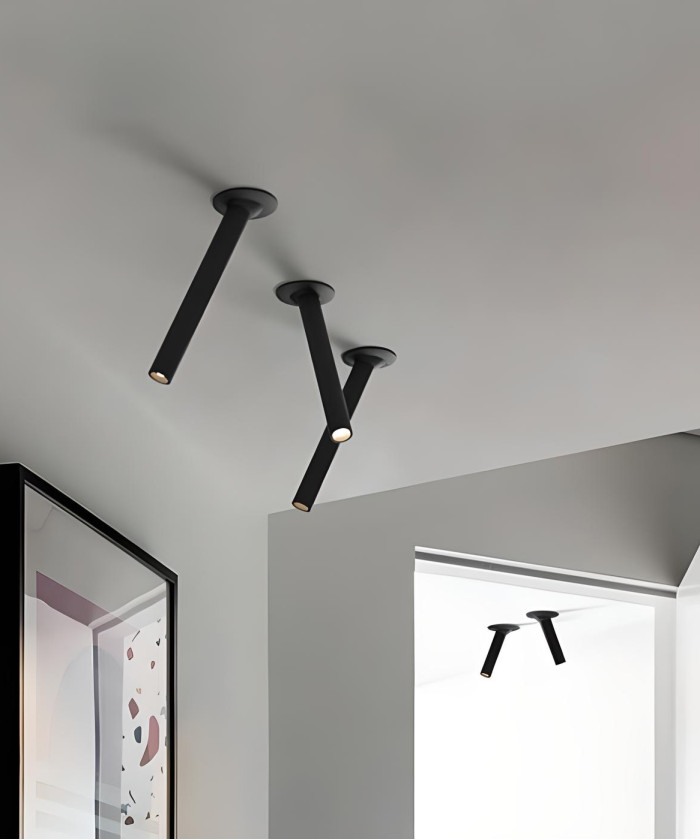 Точечный светильник Stick black L