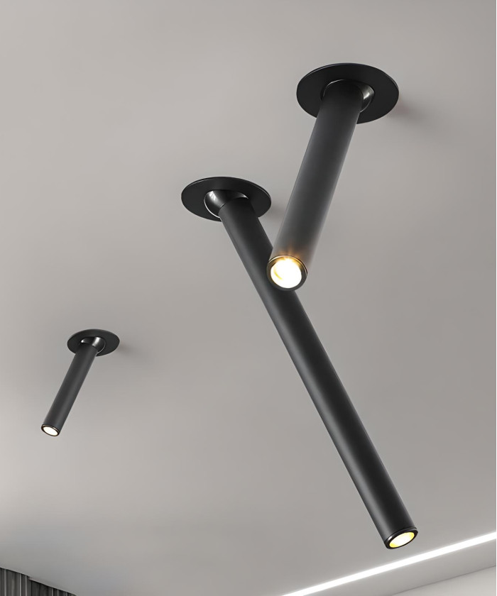 Точечный светильник Stick black L