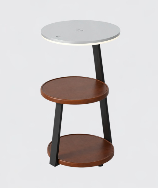 Торшер Accent table lamp & wireless charger grey