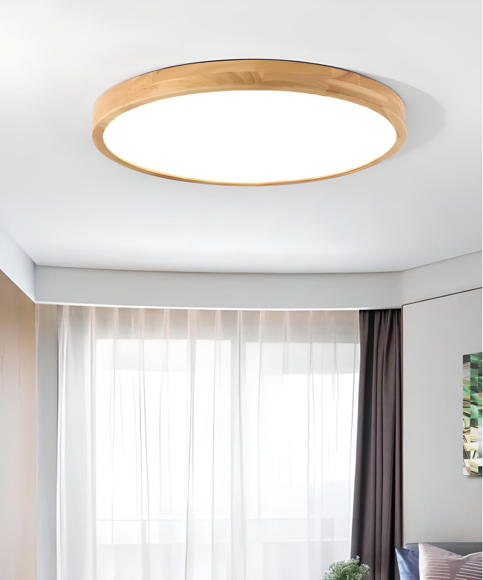 Стельовий світильник Wooden Round