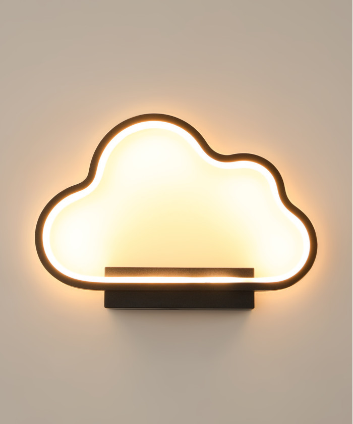 Настенный светильник Cloud Puff (Black)