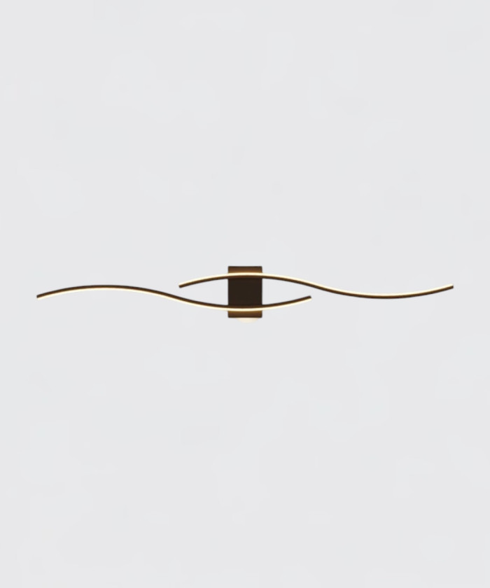 Настенный светильник Flow black S