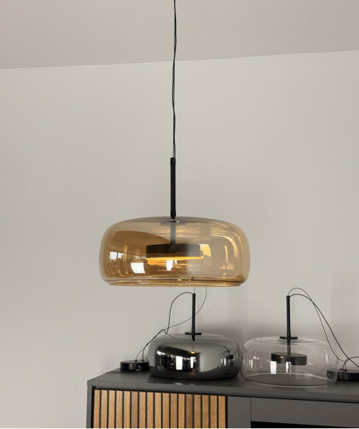 Підвісний світильник Nebbia amber